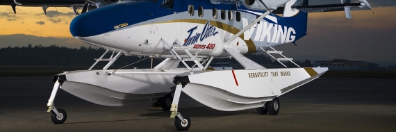Viking Floatplane ground landing gear