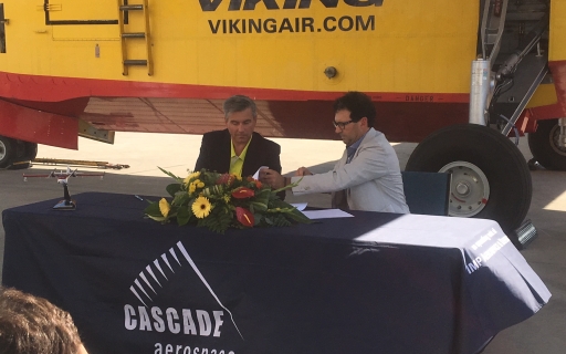 Cascade Aerospace & Longview Aviation Capital Contract Signing