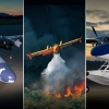 Viking Guardian, Aerial Firefighter and Viktoria aircraft combo image